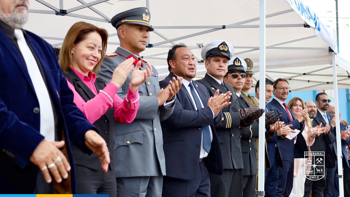 Con una destacada participación de la comunidad, Chañaral conmemoró sus 193 años de historia con un acto y desfile realizado en calle Merino Jarpa