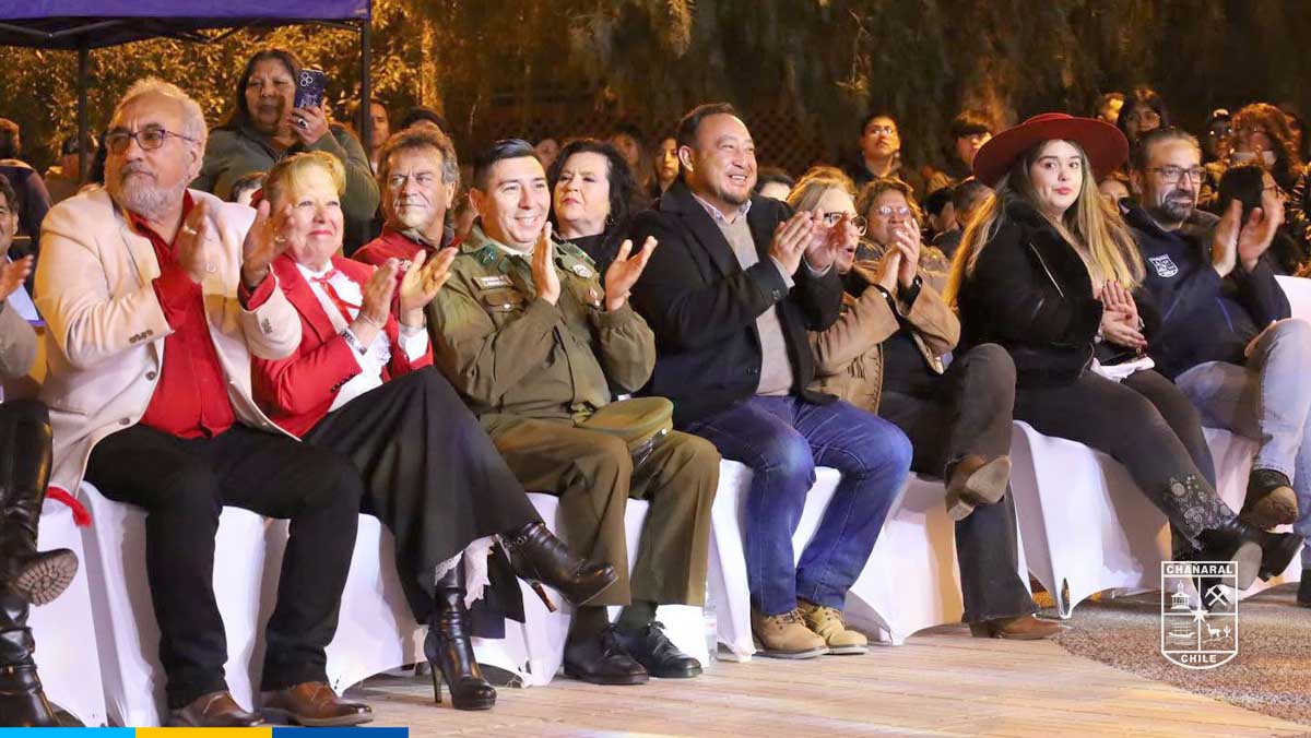 Autoridades presentes en esta especial actividad del Mes de la Patria en El Salado