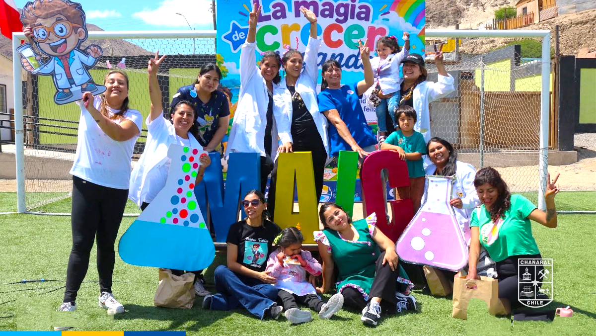 La jornada contempló juegos, música, ciencias, experiencias sensoriales y actividades educativas
