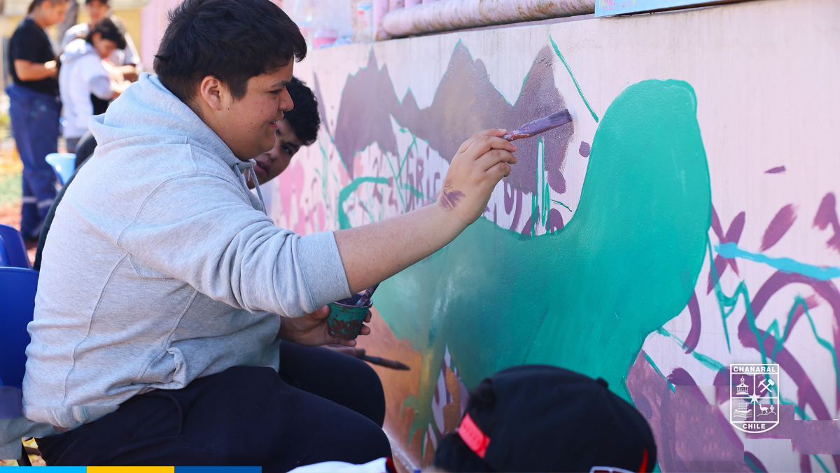 La jornada inaugural contó con la participación de los estudiantes de la Escuela José Luis Olivares Arancibia